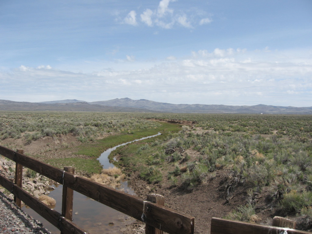 Secret Valley, as seen from the lower end of Secret Valley.