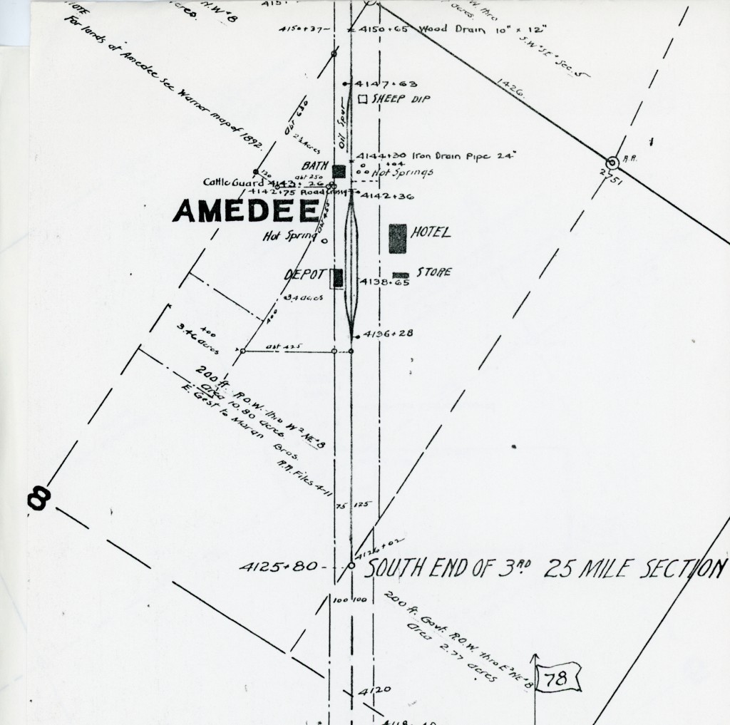 Board of Equalization Assessment Map of Amedee