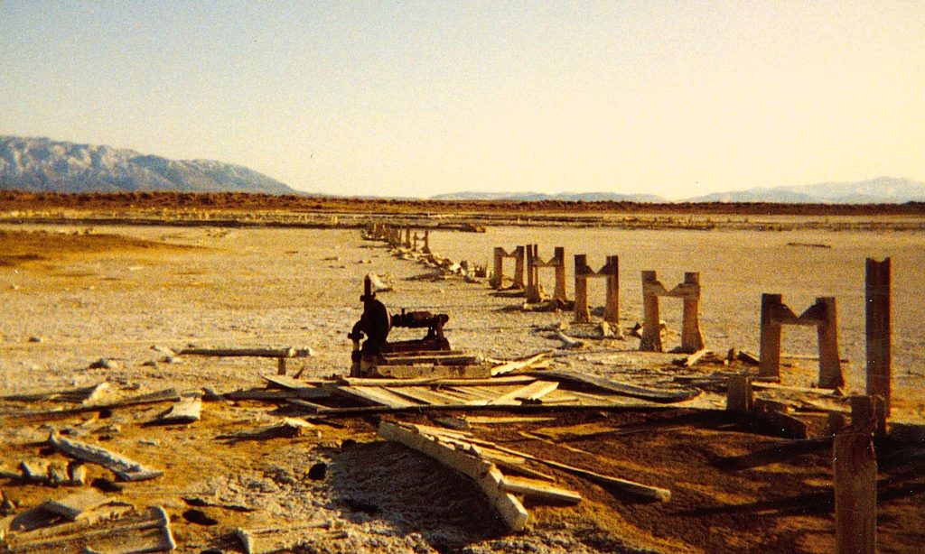 The salt works, January 1980.