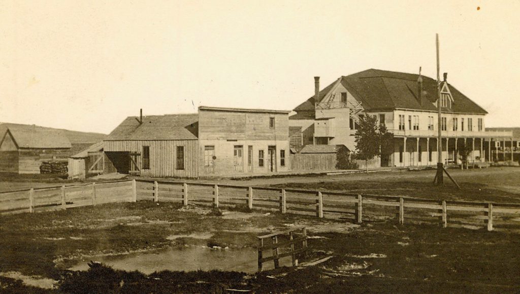 On April 3, 1916, the McKissick Cattle Company purchased the holdings of George Callahan at Amedee, which included the hotel, hot springs and several hundred acres of land. Courtesy of Marie H. Gould.